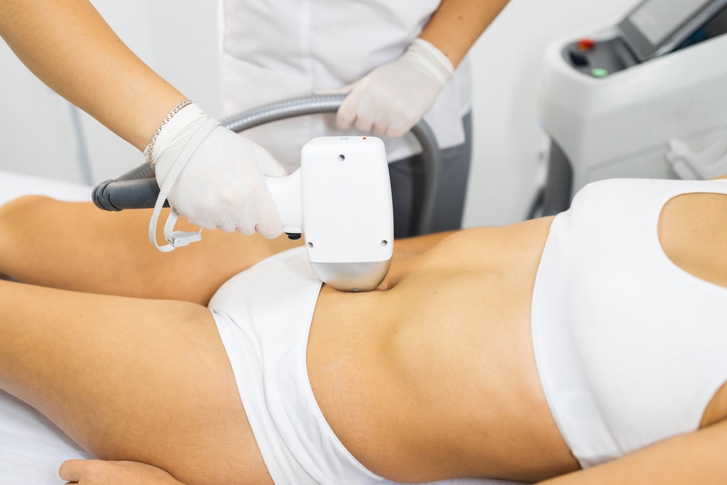 Full stomach and chest laser (women) 