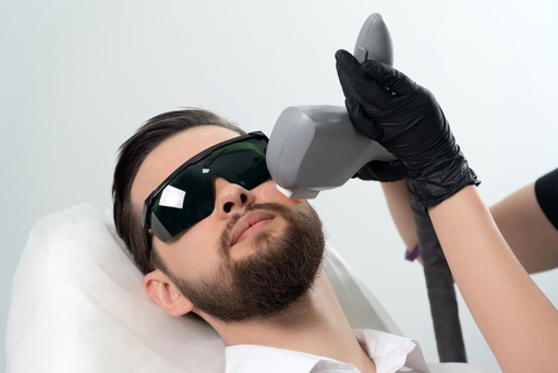 Face and neck laser (men)